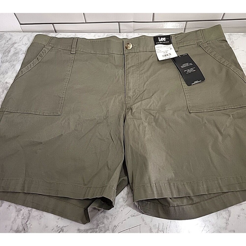 Lee & Lane Byrant Women"s Sz 22 Bermuda Shorts Capris Vacation Casual Outdoor - Picture 5 of 12